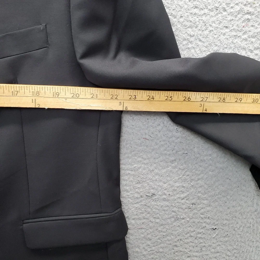 Lauren Ralph Lauren 2 Piece Suit Men 44S 38x32 Black Single Breasted Notch Lapel